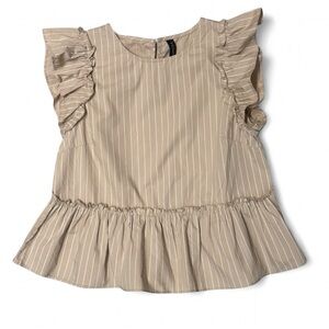 X-Company Ruffle Sleeveless Cotton Top